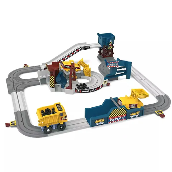 Трек для машинок, інтерактивна дитяча іграшка трек для машинок трансформерів, вантажівки, фото 1