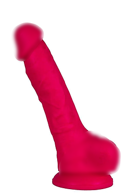 Фалоімітатор Alive Adam Pink L, двошаровий, силікон + Silexpan, діаметр 4 см (м'ята упаковка!!!)