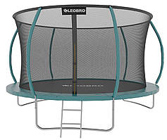 Батут із внутрішньою захисною сіткою 312 см LEOBRO Premium Pro 10FT GREEN (mrk)
