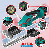 Акумуляторні садові ножиці AL-FA ALCHT21V 2в1, фото 8