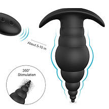 Анальна пробка з вібрацією Cupid RCT, фото 5