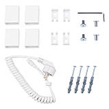 Рушникосушка електрична ARDESTO Classik-TR K, 570х430х80мм, таймер-регулятор, сталь, білий матовий, фото 6