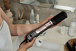 ARDESTO Фен-щітка Brush Pink Touch, 1200Вт, 2 швидкості, 2 темп. режими, LED-дисплей, функція іонізації , 4 насадки, сірий+, фото 9