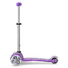 Самокат Micro Mini Deluxe Fairy Glitter LED пурпуровий MMD207, фото 3