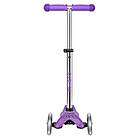 Самокат Micro Mini Deluxe Fairy Glitter LED пурпуровий MMD207, фото 4