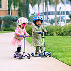 Самокат Micro Mini Deluxe Fairy Glitter LED пурпуровий MMD207, фото 10