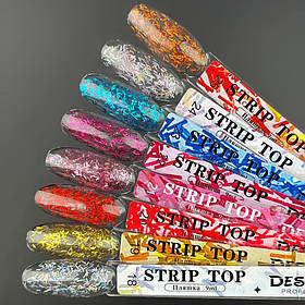 Демонстраційна палітра-віяло топів Strip top Дизайнер (з паличками із фольги)