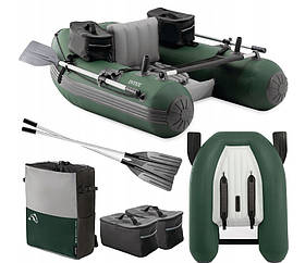 Надувний човен для риболовлі Intex 68381 понтон Big Catch Pro 165 х 119 х 38 см, насос, весла