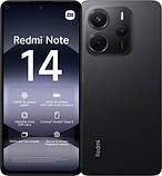 Смартфон Xiaomi Redmi Note 14 8/256GB Midnight Black, фото 2