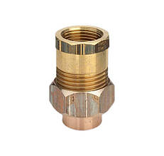 З'єднання розбірне для мідної труби VIEGA 15x1/2" (ВР) бронза “американка” 103422
