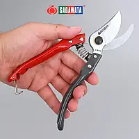 Секатор садовий Sagawata, 210 мм з неіржавкої клинкової сталі та запасною пружиною