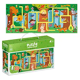 Пазл-лабіринт "Моя мандрівка лісом" 300585 (36) "DoDo", 10 елементів, в коробці