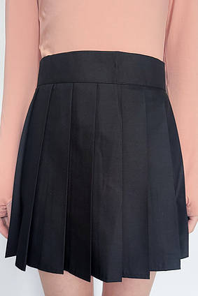 Плісирована мініспідниця Плісе Apmi чорний
