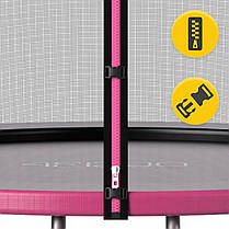 Батут із зовнішньою сіткою 4FIZJO Classic 8FT 252 см Black/Pink (P-5907739314536), фото 3