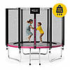 Батут із зовнішньою сіткою 4FIZJO Classic 8FT 252 см Black/Pink (P-5907739314536), фото 11