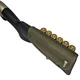 Патронташ на приклад на 6 патронів .12 калібру для дозарядки Патронташ Marck-men на приклад для дозарядки. Мультикам, фото 8