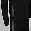 Спортивний костюм Piyera 7763 чорний 47% бавовна 53% поліестер L(Р), фото 5