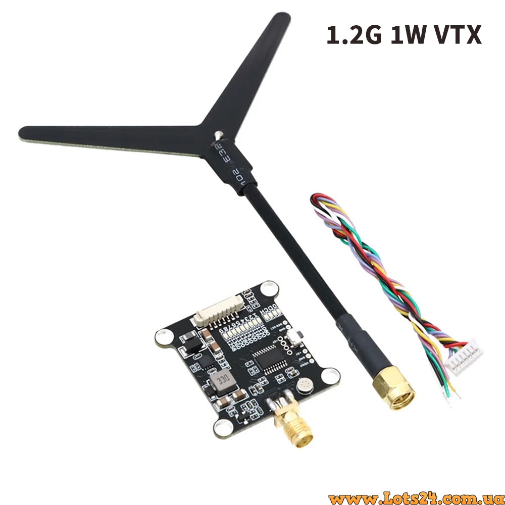 Відеопередавач для FPV дронів Readytosky 1.2G 1.3G 1W VTX для FPV дронів 9 каналів частоти 1060-1380 МГц потужність 1000 мВт