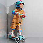 Самокат Micro Mini Deluxe Glow LED льодовик аква MMD218, фото 5