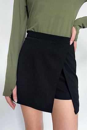 Мініспідниця із шортами Графітова ілюзія Apmi чорний