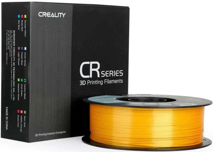 PLA-пластик 1.75 мм 1 кг  Gold  Creality Filament для 3D принтера шовковий блиск