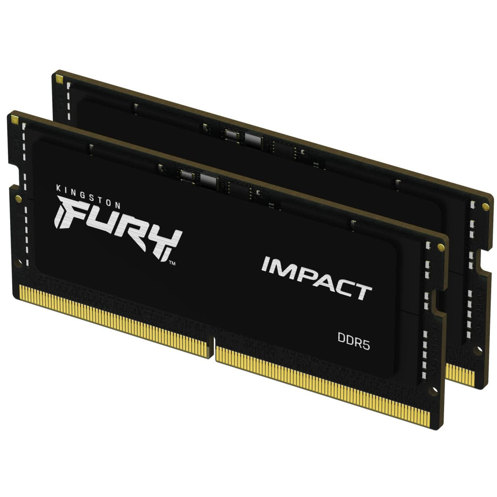 Модуль пам'яті для ноутбука SoDIMM DDR5 64 GB (2x32GB) 4800 MHz FURY Impact Kingston Fury (ex.HyperX)