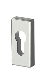 Накладка на циліндр прямокутна для ручки ДУБЛІН MEDOS колір INOX