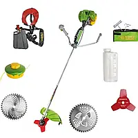 Двухтактная мотокоса с електростартером Procraft T4200EL Electro Starter, Мощная 2х тактная бензиновая коса прокрафт