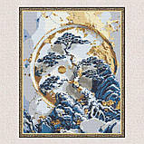 Алмазна мозаїка/вишивка Дерево Бонсай  40*50 см Орігамі OD 3449, фото 4