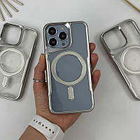 Чохол з MagSafe для Айфон 13 Про. Case for iPhone 13 Pro Esthetic Срібний