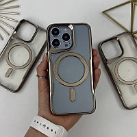 Чохол з MagSafe для Айфон 13 Про. Case for iPhone 13 Pro Esthetic Сірий