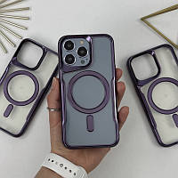 Чохол з MagSafe для Айфон 13 Про. Case for iPhone 13 Pro Esthetic Фіолетовий