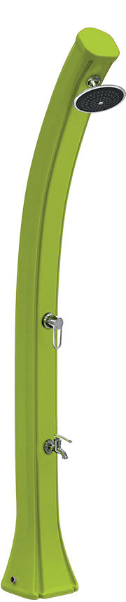 Сонячний душ для басейну з мийкою для ніг Formidra Happy 4x4 Зелений на 42 л