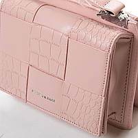 Жіноча сумка на плече 8905 pink Купити Жіночі клатчі в Одесі Модні жіночі сумочки та клатчі, фото 3