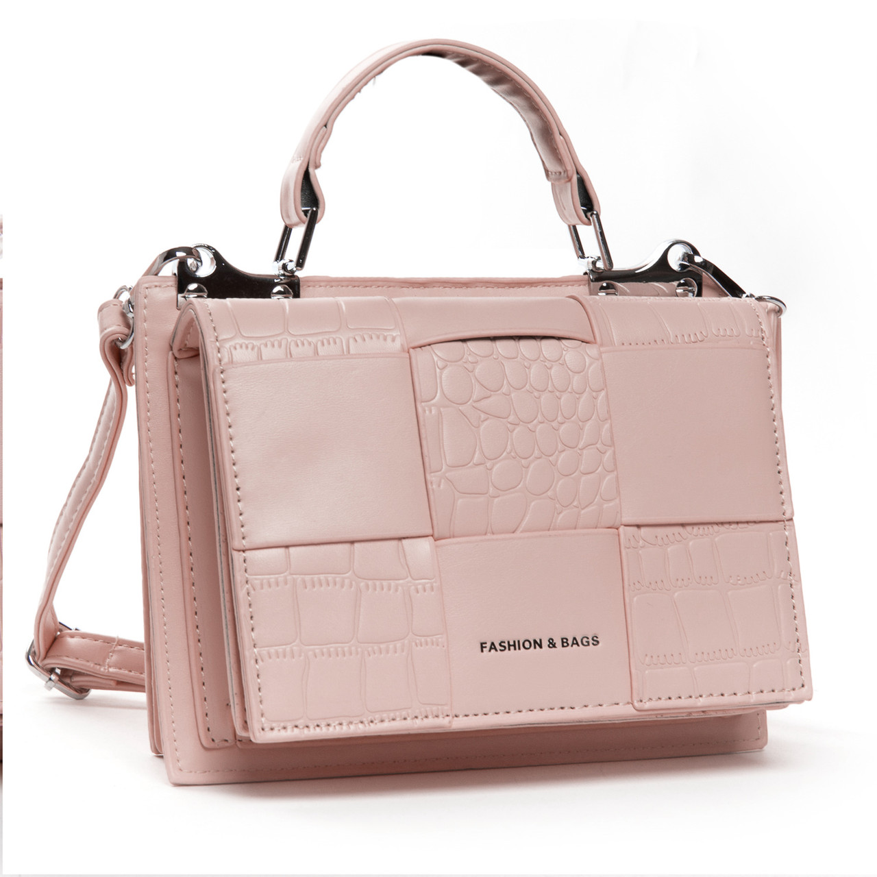 Жіноча сумка на плече 8905 pink Купити Жіночі клатчі в Одесі Модні жіночі сумочки та клатчі
