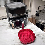 Потужна аерофритюрниця 3500 Вт Zepline на 10.5 л фритюрниця без олії з дисплеєм мультипіч із силіконовою формою, фото 5