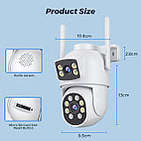 Вулична система спостереження з 2 камерами, поворотна, 10мп, WP-A9Q-10MP-EU, фото 7