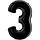Цифра "3" фольгована, фото 5