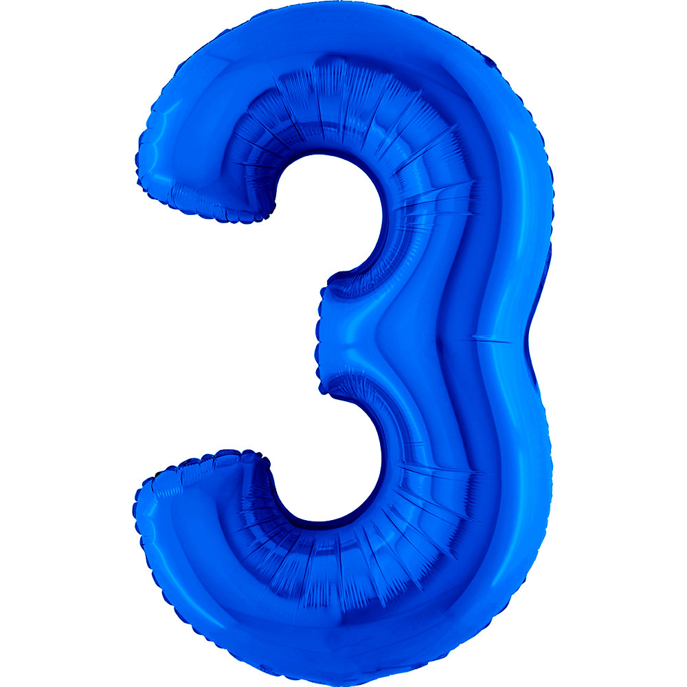 Цифра "3" фольгована