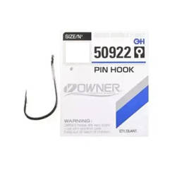 Гачок OWNER 50922 Pin Hook №6 (8 шт./уп.) (Black Chrome)