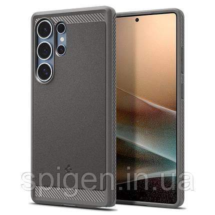 Чохол Spigen для Samsung Galaxy S25 Ultra - Rugged Armor MagFit, Marble Gray (ACS08952), фото 1