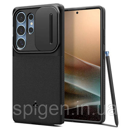 Чохол Spigen для Samsung Galaxy S25 Ultra - Optik Armor, Black (ACS08969), фото 1