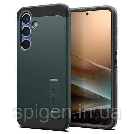 Чохол Spigen для Samsung Galaxy S25 Plus - Tough Armor MagFit, Abyss Green (ACS08989), фото 1