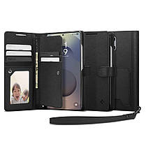 Книжка-Чохол Spigen для Samsung Galaxy S25 Ultra - Wallet S, Black (ACS09124), фото 2