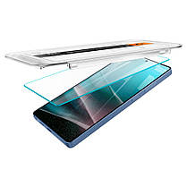 Захисне скло Spigen для Samsung Galaxy S25 Ultra - GLAS.tR EZ FIT HD (2 шт), Clear (AGL09082), фото 6