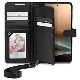 Книжка-Чохол Spigen для Samsung Galaxy S25 Plus - Wallet S, Black (ACS09125)
