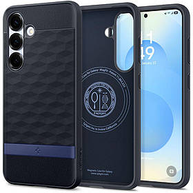 Чохол Spigen для Samsung Galaxy S25 Plus - Parallax MagFit, Navy Violet (ACS09061)