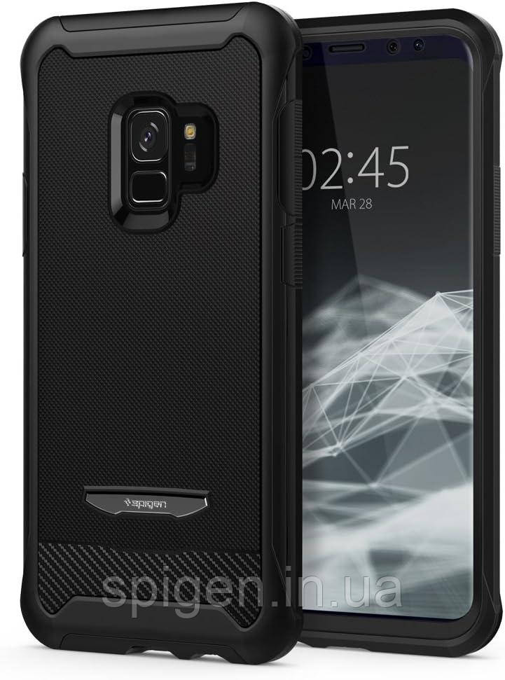 Чохол и скло Spigen для Samsung Galaxy S9 - Reventon Series, Black (592CS22892)