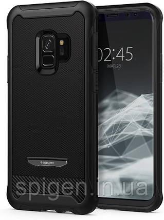 Чохол и скло Spigen для Samsung Galaxy S9 - Reventon Series, Black (592CS22892), фото 1