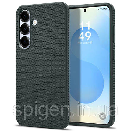 Чохол Spigen для Samsung Galaxy S25 - Liquid Air, Abyss Green (ACS09001), фото 1